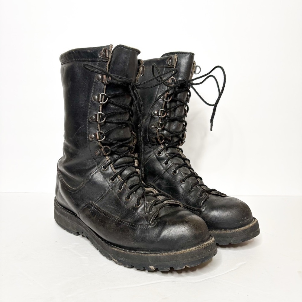 Danner Fort Lewis 10” Insulated 200g Gore-Tex Black Leather Combat Boots Sz 8.5